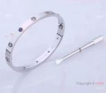 Fake Cartier Stainless Steel Rainbow Bracelet - AAA Cartier Love Bracelet
